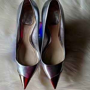 Christian Dior high heels in a high glam design.